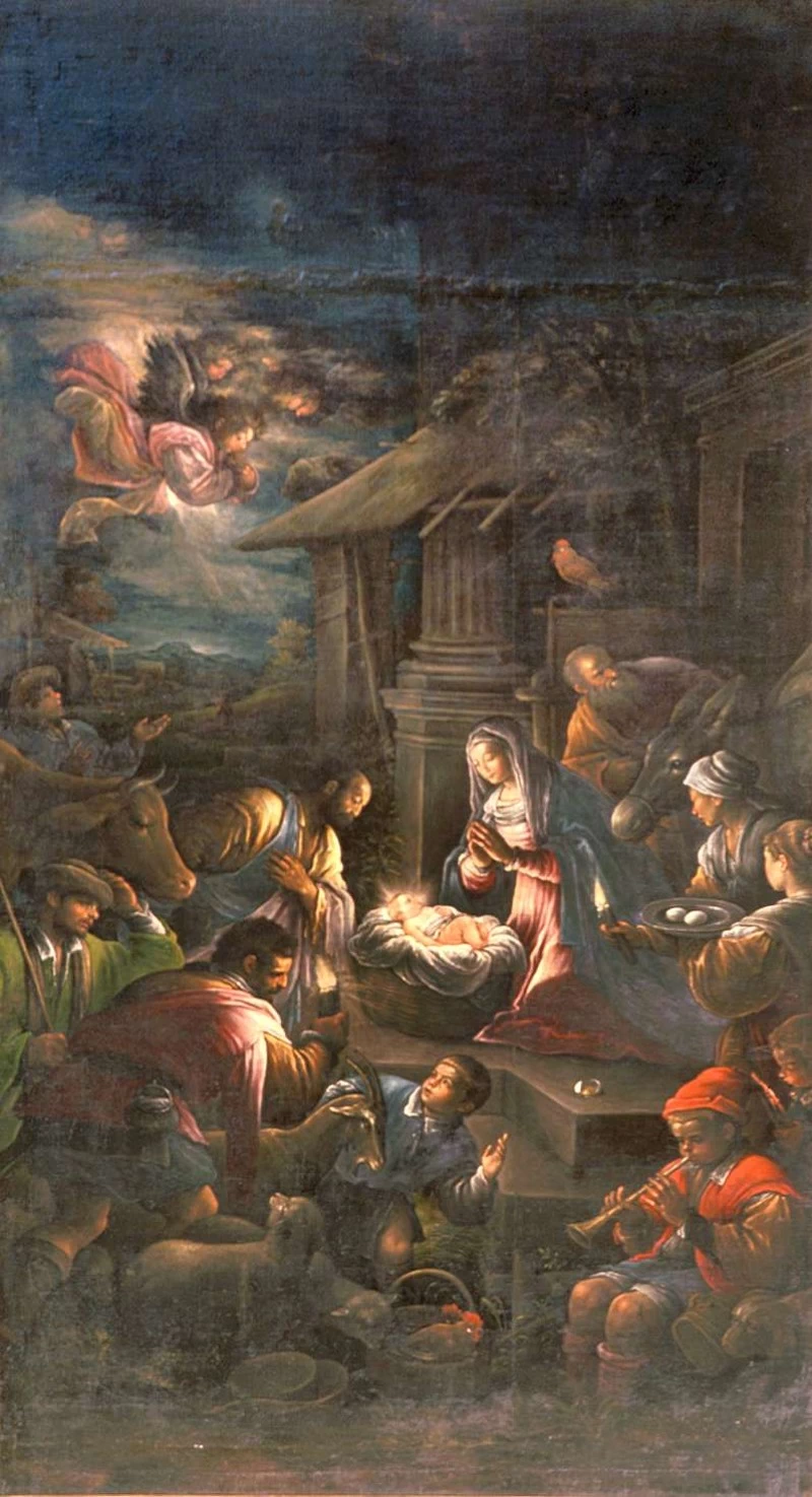  102-Adorazione dei pastori-Musei di Strada Nuova, Palazzo Rosso, Genova
